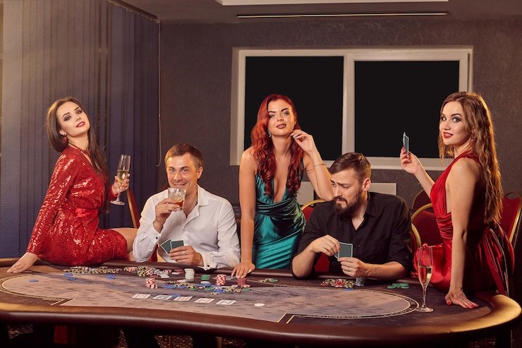 Dealer Live Casino profesional melakukan permainan langsung dengan kualitas gambar jernih